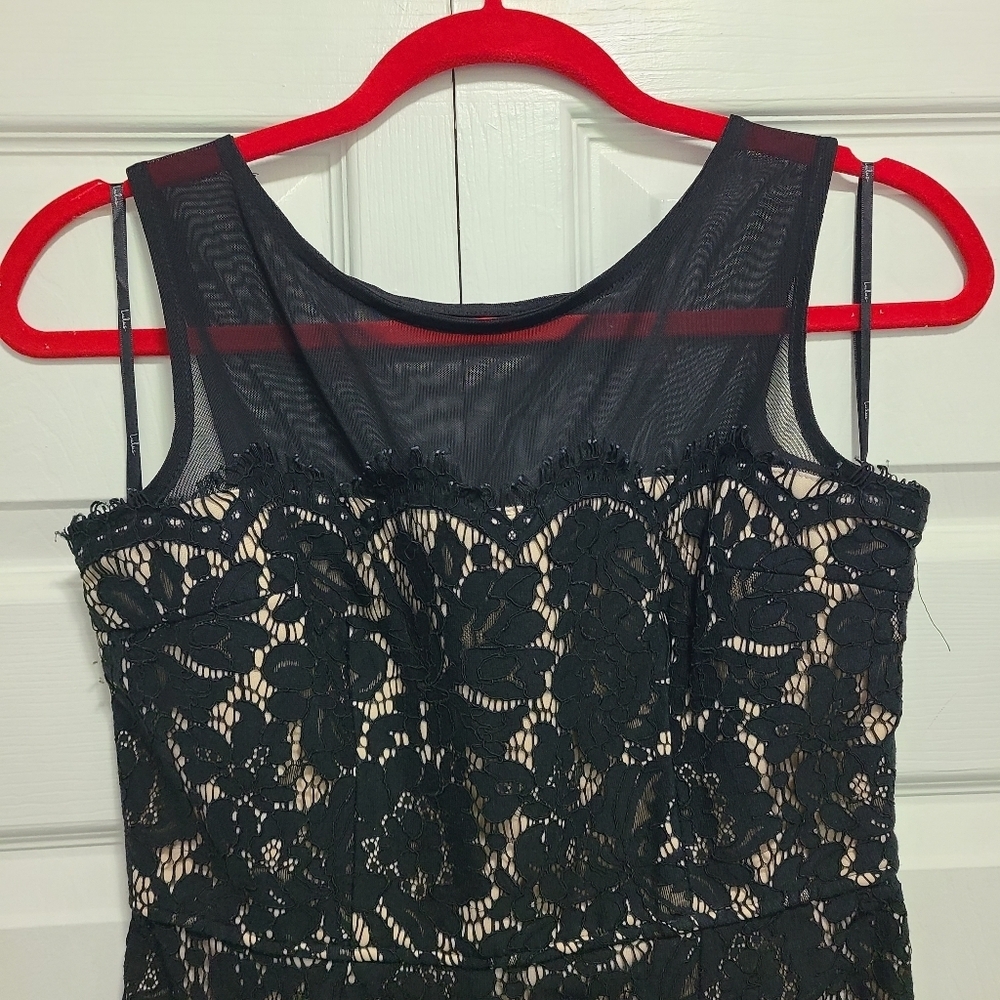 Lulus Black Sheath Cocktail Dress with Scoop Neck - Picture 5 of 9